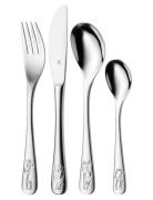 Safari 4 Dele Børnesæt Home Tableware Cutlery Cutlery Set Silver WMF