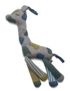 Activity Toy Large Giraffe, Petrol/ Grey Toys Soft Toys Stuffed Animal...
