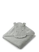 Albert Hooded Towel Home Bath Time Towels & Cloths Towels Grey Liewood