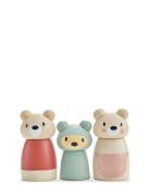 Bear Family Toys Playsets & Action Figures Wooden Figures Multi/patter...