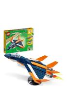 Supersonisk Jet Toys Lego Toys Lego creator Multi/patterned LEGO