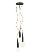 Flex Trio Gold Home Lighting Lamps Ceiling Lamps Gold NUD Collection