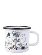 Moomin Enamel Mug 37Cl Date Night Home Tableware Cups & Mugs Coffee Cu...