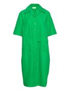 Lana Long Dress Knælang Kjole Green NORR