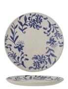 Petunia Tallerken Home Tableware Plates Dinner Plates Blue Bloomingvil...