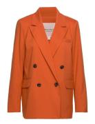 Sonjaspw Bz Blazers Double Breasted Blazers Orange Part Two