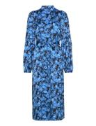 Kalypso Dress Knælang Kjole Blue EDITED