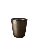 Raw Metallic Brown - Double Wall Mug Home Tableware Cups & Mugs Coffee...