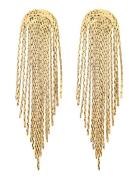 Capri Tassel Earring Ørestickere Smykker Gold By Jolima