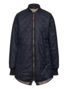 Duvet Girls Coat Outerwear Jackets & Coats Quilted Jackets Navy Mikk-l...