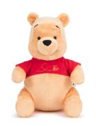 Disney Winnie The Pooh, 25Cm Toys Soft Toys Stuffed Animals Orange Pet...