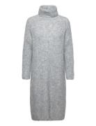 Cubrava Rollneck Dress Knælang Kjole Grey Culture