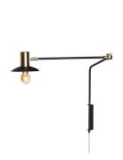 Quinn Wall Lamp Home Lighting Lamps Wall Lamps Black By Rydéns