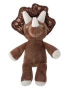 Fintan Rattle, Brown, Cotton Toys Soft Toys Stuffed Animals Brown Bloo...