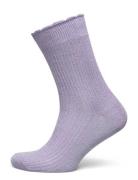 Julia Socks Lingerie Socks Regular Socks Purple Mp Denmark