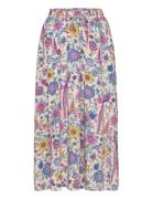 Bristol Skirt Knælang Nederdel Multi/patterned Lollys Laundry