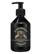 Hair & Body Wash Lemongrass Shower Gel Badesæbe Nude Beard Monkey