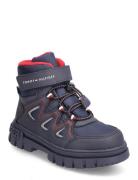 T3B5-33160-1047800- Vinterstøvler Med Snøre Navy Tommy Hilfiger