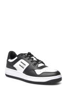 Tommy Jeans Basket Leather Low-top Sneakers Black Tommy Hilfiger