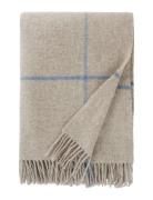 Wool Plaid - Grid - Warm Grey/Blue Spruce Home Sleep Time Blankets & Q...