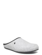 Sl Elowen Felt Light Grey Shoes Mules & Slip-ins Flat Mules Grey Schol...