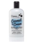 I Love Bath Shower Coconut Cream 500Ml Shower Gel Badesæbe Nude I LOVE