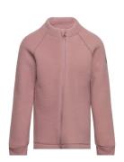 Wool Jacket Outerwear Fleece Outerwear Fleece Jackets Pink Mikk-line