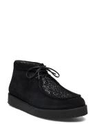 Shoes - Flat - With Lace Snøresko Flade Black ANGULUS