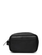 Leather Wash Bag Toilettaske Black Les Deux