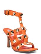 Capri Sandal Sandal Med Hæl Orange Steve Madden