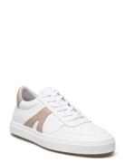 Legend - White/Earth Leather Low-top Sneakers White Garment Project