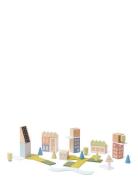 The City Blocks Aiden Toys Playsets & Action Figures Wooden Figures Mu...