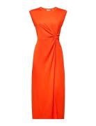 Dresses Knitted Knælang Kjole Orange Esprit Casual