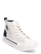 Dakota Leather High-Top Sneaker High-top Sneakers White Lauren Ralph L...