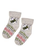 Moomintroll Fluffy Socks Sokker Strømper Grey Martinex
