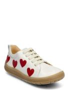 Shoes - Flat - With Lace Low-top Sneakers White ANGULUS