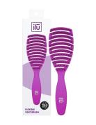Ilu Brush Easy Detangling Purple Beauty Women Hair Hair Brushes & Comb...