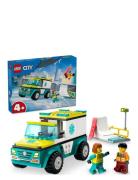 Ambulance Og Snowboarder Toys Lego Toys Lego city Multi/patterned LEGO