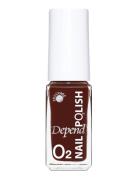 Minilack Oxygen Färg A744 Neglelak Makeup Burgundy Depend Cosmetic