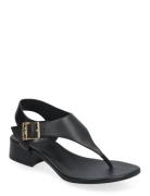 Robyn Flex Thong Sandal Med Hæl Black Michael Kors