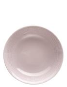 Swedish Grace Plate Deep 19Cm Home Tableware Plates Deep Plates Pink R...