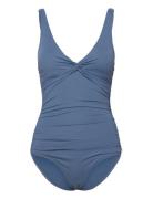 Panos Emporio Simi Solid Swimsuit Badedragt Badetøj Blue Panos Emporio