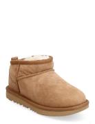 K Classic Ultra Mini Vinterstøvler Pull On Brown UGG