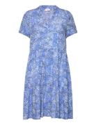 Edasz Ss Dress Knælang Kjole Blue Saint Tropez