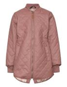 Duvet Girls Coat Outerwear Jackets & Coats Quilted Jackets Pink Mikk-l...