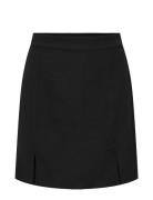 Onlnova Life Lux Taylor Slit Skirt Solid Kort Nederdel Black ONLY