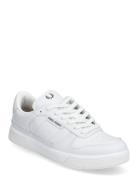 B300 Textured Leather Low-top Sneakers White Fred Perry