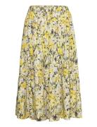 Morningll Midi Skirt Knælang Nederdel Yellow Lollys Laundry