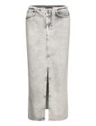 Honor Maxi Skirt Lang Nederdel Grey AllSaints