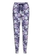 Pant Jersey Lillies Garden Pyjamasbukser Hyggebukser Blue Hunkemöller